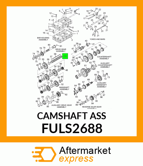 CAMSHAFTASS FULS2688