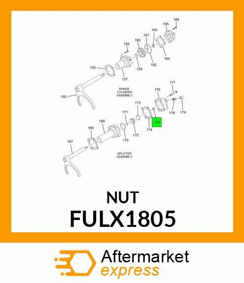 NUT FULX1805