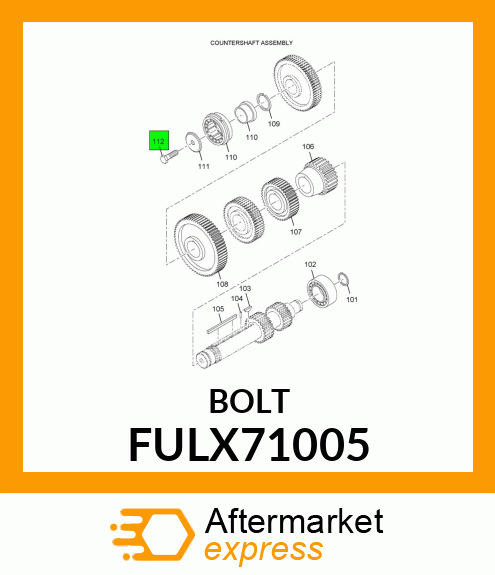 BOLT FULX71005