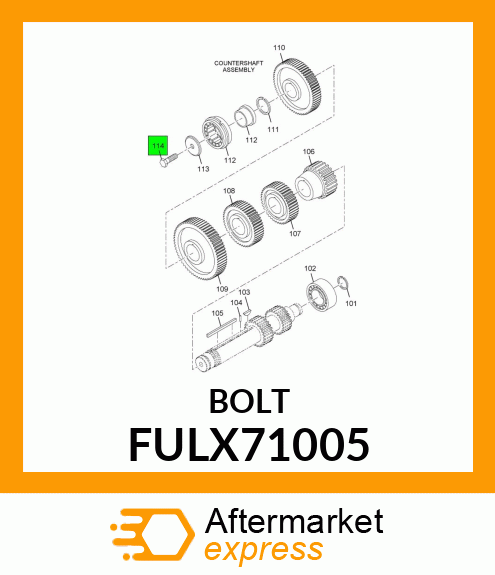 BOLT FULX71005