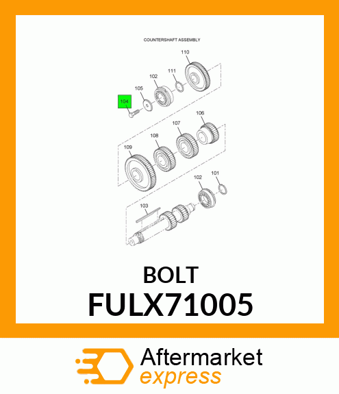 BOLT FULX71005