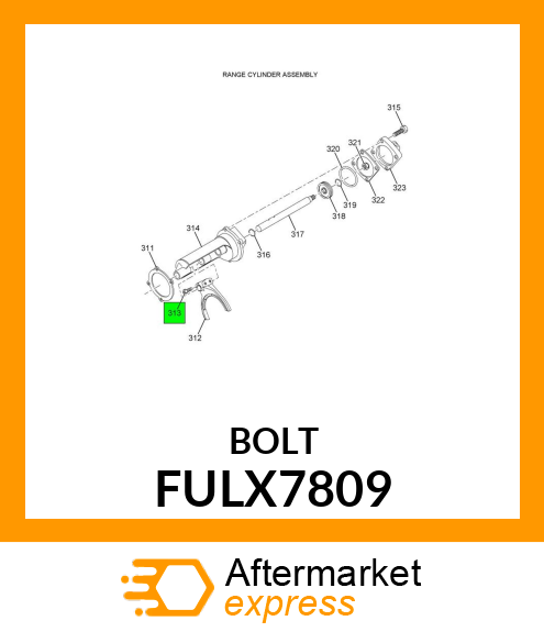 BOLT FULX7809