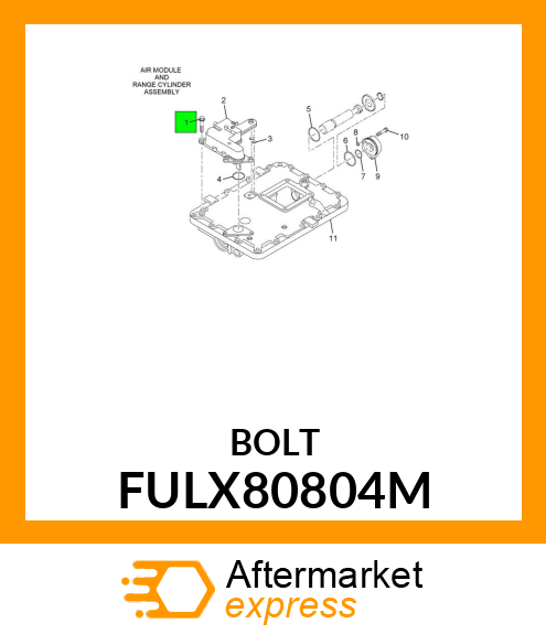 BOLT FULX80804M