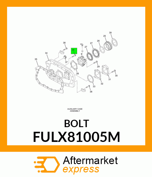 BOLT FULX81005M