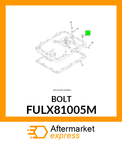 BOLT FULX81005M