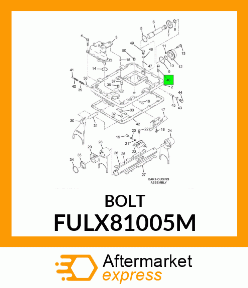 BOLT FULX81005M