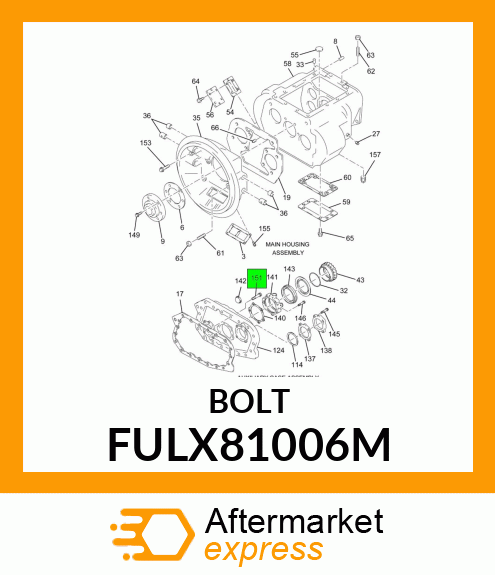 BOLT FULX81006M