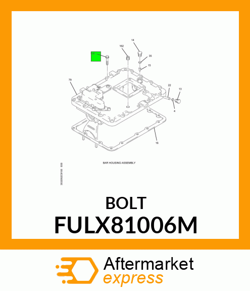 BOLT FULX81006M