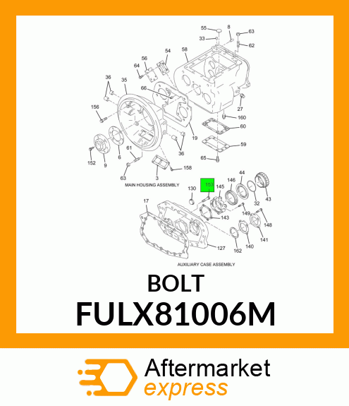 BOLT FULX81006M