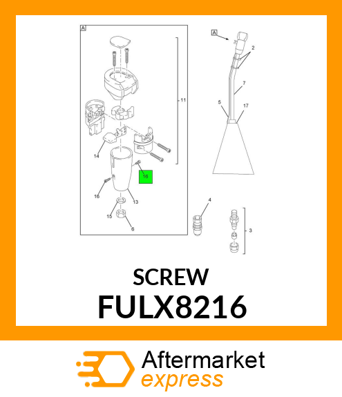 SCREW FULX8216