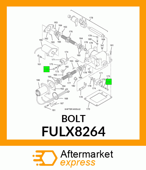 BOLT FULX8264
