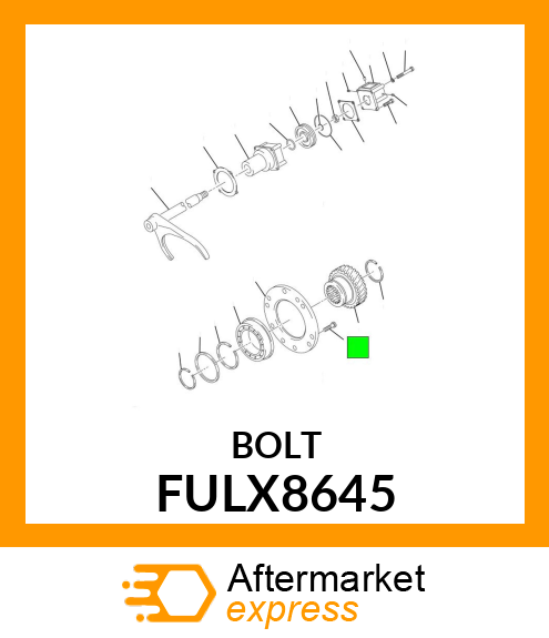 BOLT FULX8645