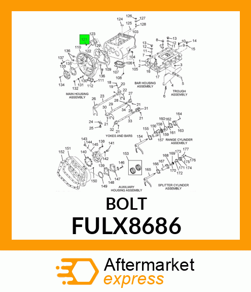 BOLT FULX8686