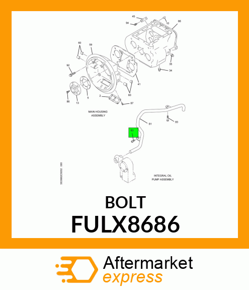 BOLT FULX8686