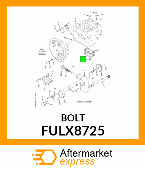 BOLT FULX8725