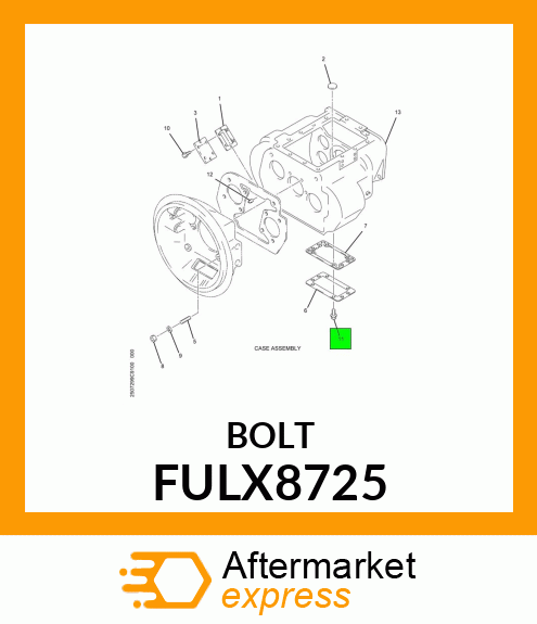 BOLT FULX8725