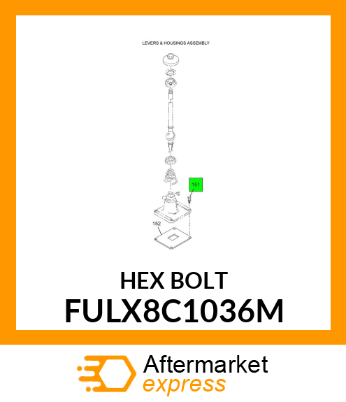HEXBOLT FULX8C1036M