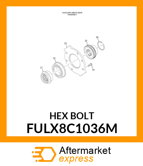 HEXBOLT FULX8C1036M