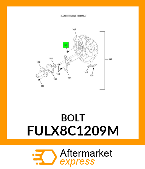 BOLT FULX8C1209M