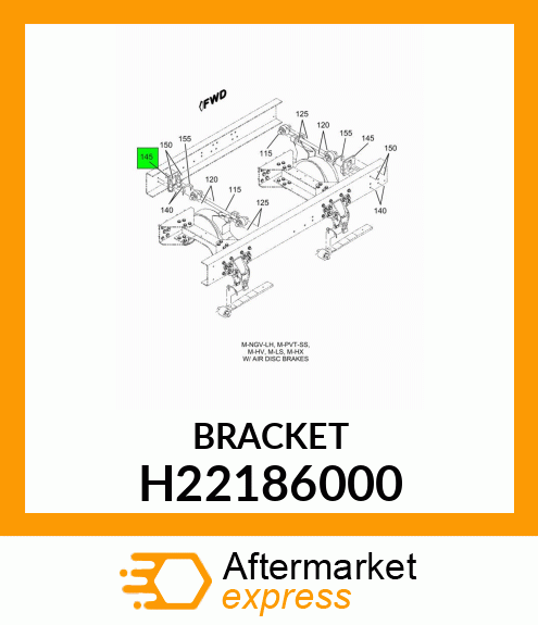 BRKT H22186000