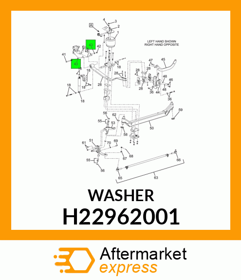 WASHER H22962001