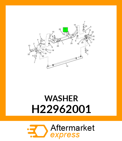 WASHER H22962001