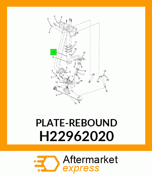 PLATE-REBOUND H22962020
