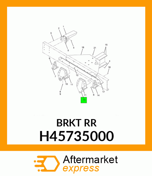 BRKT_RR H45735000