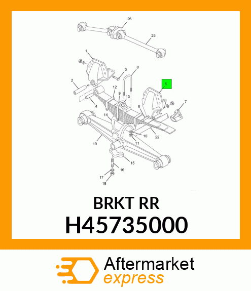 BRKT_RR H45735000