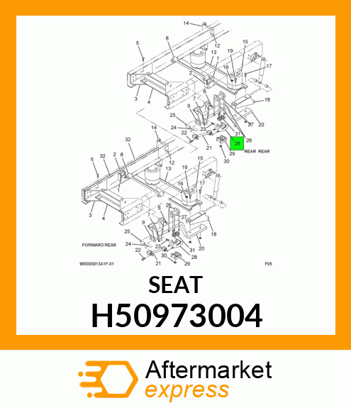 SEAT H50973004