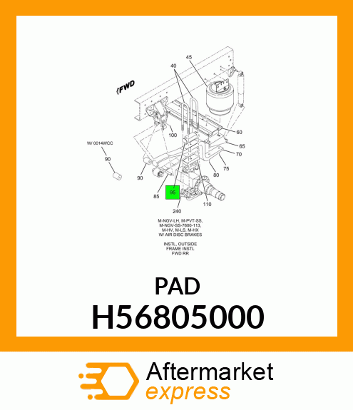 PAD H56805000