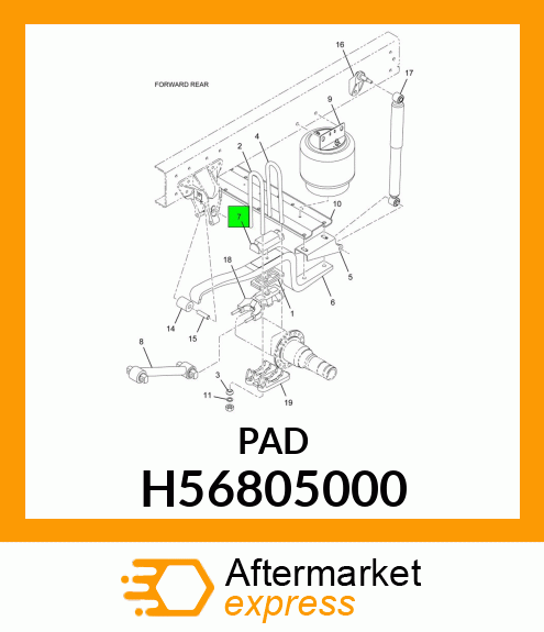 PAD H56805000