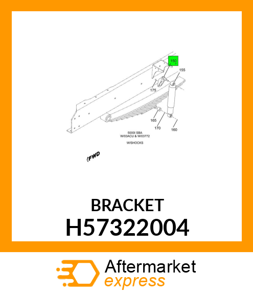 BRKT H57322004