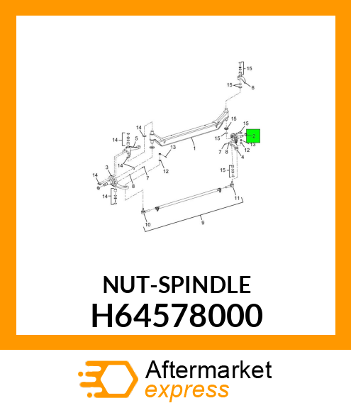 NUT-SPINDLE H64578000
