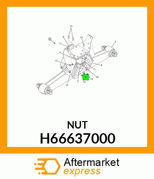 NUT H66637000