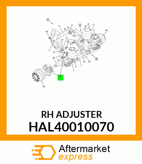 RH_ADJUSTER HAL40010070