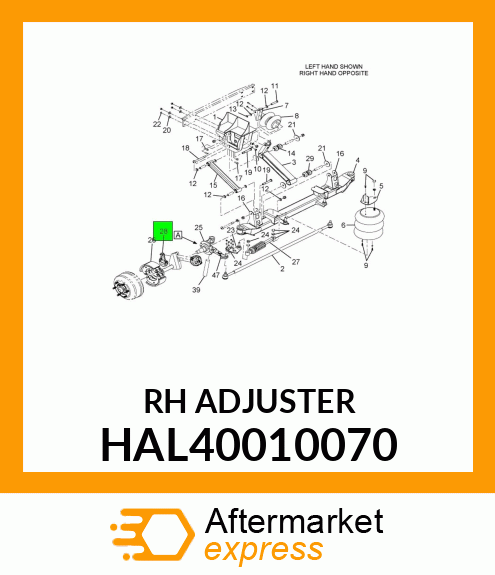 RH_ADJUSTER HAL40010070