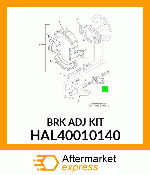 BRK_ADJ_KIT_5PC HAL40010140