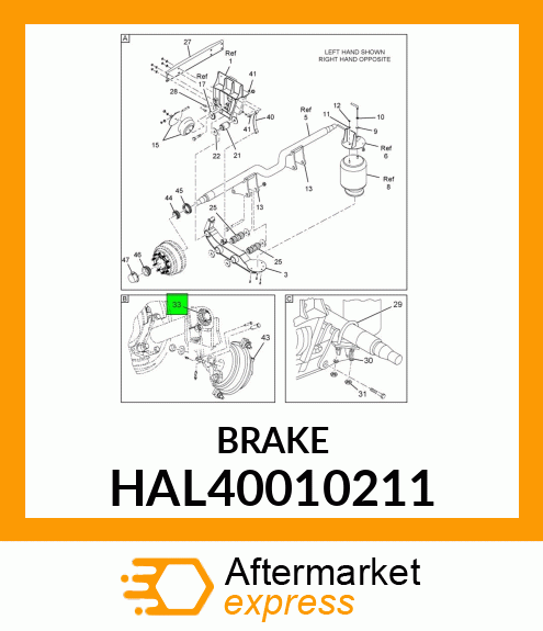 BRAKE HAL40010211