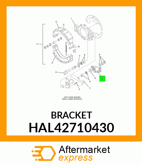 BRKT HAL42710430