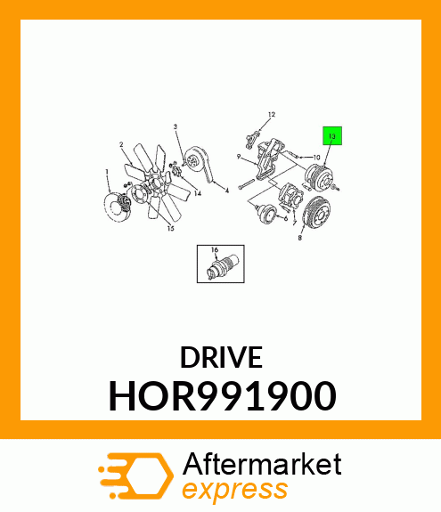 DRIVE HOR991900