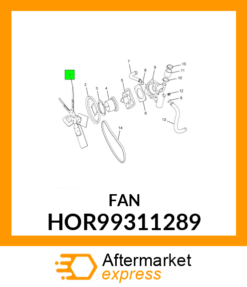 FAN HOR99311289