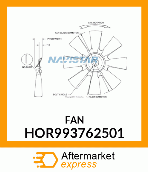 FAN HOR993762501