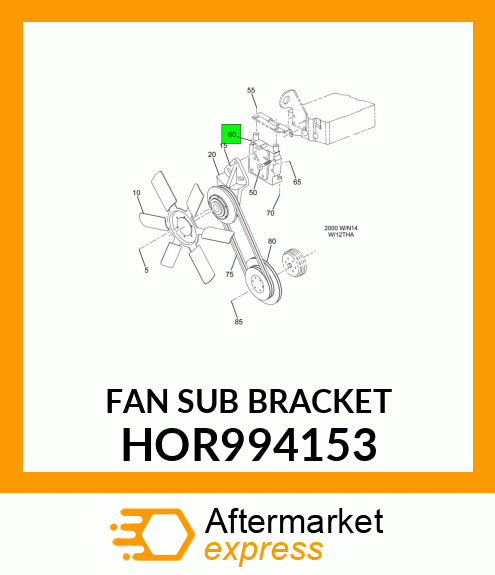 FANSUBBRACKET HOR994153