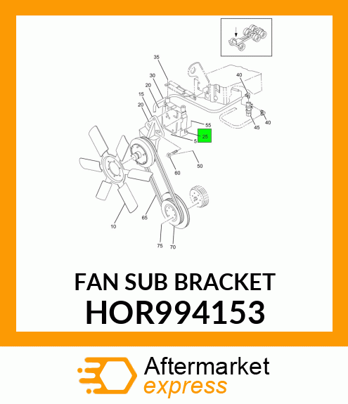 FANSUBBRACKET HOR994153