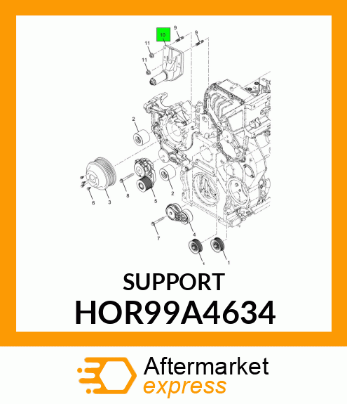 SUPPORT HOR99A4634