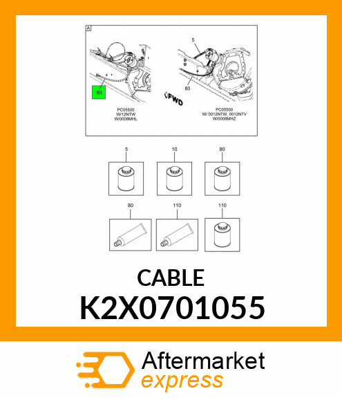 CABLE K2X0701055