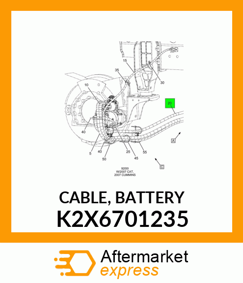 CABLE,_BATTERY_ K2X6701235