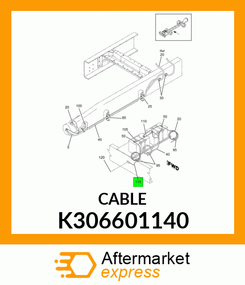 CABLE K306601140