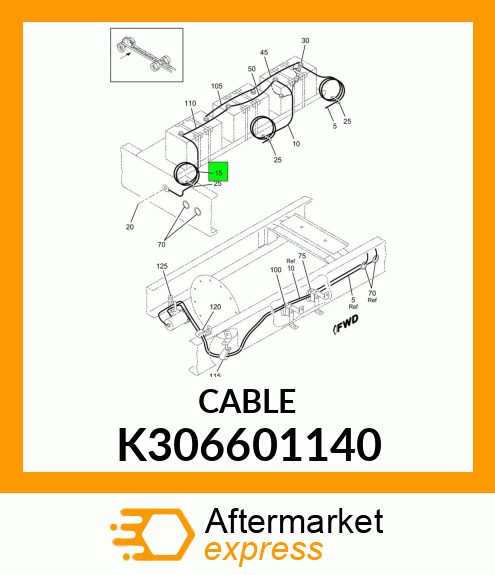 CABLE K306601140